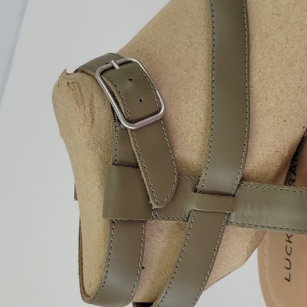 Lucky Brand Byleth Gladiator Sandals Sage Green Size 9 NWOT - Picture 7 of 13